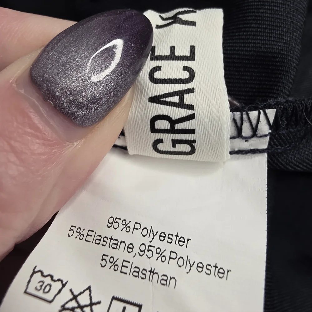 Grace Karin S Navy Blue Long Sleeve Dress 0773-t